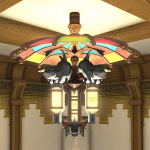 Lampe suspendue loutre choute