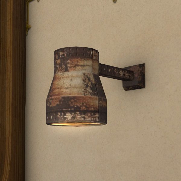 Lampe usine désaffectée