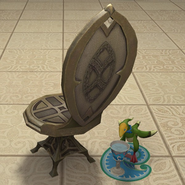 Chaise en bois ishgardaise