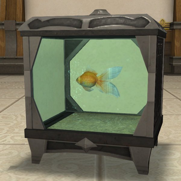 Aquarium en métal de petite taille